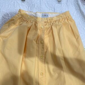 J. Crew Women's Yellow Skirt